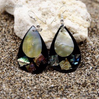 Handcrafted Shell Earrings Original Handmade in Bali